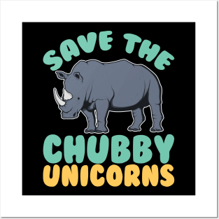 Save The Chubby Unicorns Posters and Art